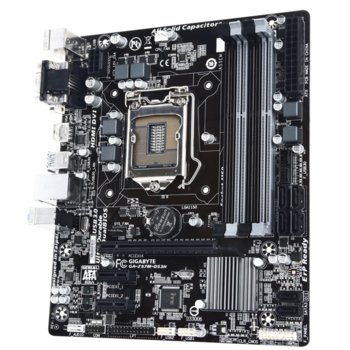 Дънна платка Gigabyte Z97M-DS3H, Z97, LGA1150, DDR3, PCI-E (HDMI&DVI), 6x SATA 6Gb/s, 4x USB 3.0, microATX | JAR Computers GIGABYTE Z97M-DS3H