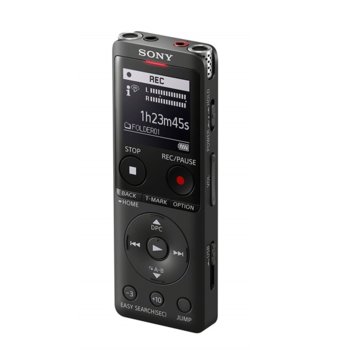 Диктофон Sony ICD-UX570, 4GB, microSDHC, черен | JAR Computers Sony ICD-UX570 ICDUX570B.CE7