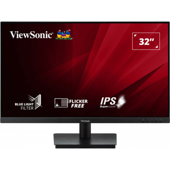 Монитор ViewSonic VA3209-2K-MHD, 31.5" (80.01 cm) IPS панел, 75Hz, QHD, 4 ms, 50 000 000:1, 250 cd/m2, DisplayPort, HDMI | JAR Computers VIEWSONIC VA3209-2K-MHD