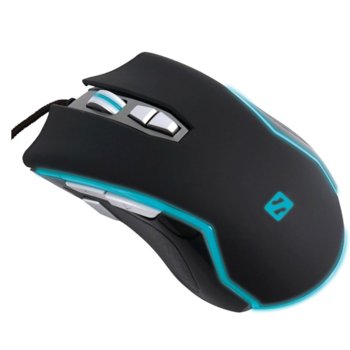 Мишка SANDBERG SNB-640-08 Xterminator, оптична, гейминг, 10000 DPI, LED подсветка, USB, черна | JAR Computers SANDBERG SNB-640-08