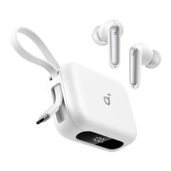 Soundcore P41i White with Lightning Adapter | JAR Computers Soundcore P41i White with Lightning Adapter