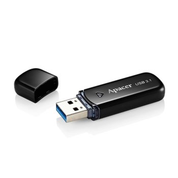 Памет 16GB USB Flash Drive, Apacer AH355, USB 3.1, черна | JAR Computers Apacer 16GB AH355 Black - USB 3.1 Flash Drive
