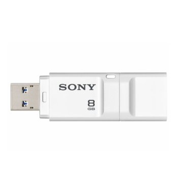 8GB USB Flash, Sony Мicrovault, бял, USB 3.0