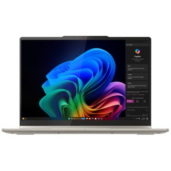 Лаптоп Lenovo Yoga 7 14AKP10 (83JR000XBM)(бял), шестядрен AMD Ryzen AI 5 340 2/4.8GHz, 14" (35.56cm) WUXGA 60Hz OLED Display, 24GB LPDDR5x, 1TB SSD, 1x USB 3.2 Gen 1 Type-A, Windows 11 Home, 1.38 kg | JAR Computers лаптоп lenovo yoga 7 14akp10 83jr000xbm