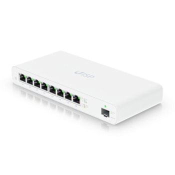 Суич Ubiquiti UISP-R, 1000 Mbps, 9 порта, 8x 10/100/1000 Mbps RJ45 PoE, 1x SFP | JAR Computers Ubiquiti UISP-R