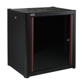 Комуникационен шкаф Digitus DN-19 32U-6/6-EC, 19", 12U, 600x560x645 мм, черен | JAR Computers MIRSAN MR.WTN12U56.01