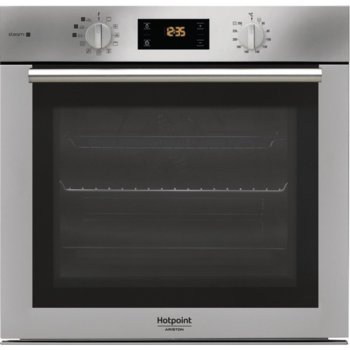 Фурна за вграждане Hotpoint-Ariston FA4S841P IXHA(ST), 71л. обем, 11 програми, механично управление, 3 програми за готвене на пара (Хляб/Месо/Риба), енергиен клас А+, инокс | JAR Computers Hotpoint-Ariston FA4S841P IXHA(ST)
