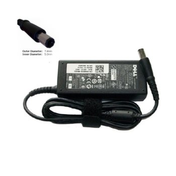 Захранване (оригинално) за лаптопи Dell, 19.5V/3.34A/65W | JAR Computers Зарядно за лаптоп Dell 19.5V 3.34A 65W