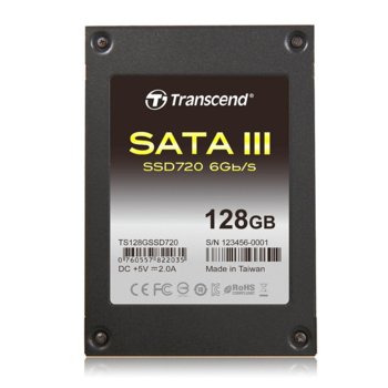 Transcend 128GB 2.5 SSD720 / SATA3 / MLC Inside