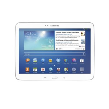 10.1 Samsung Tablet GT-P5200 GALAXY TAB3 3G, White