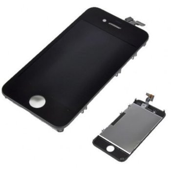 LCD touch дисплей  Iphone 4 черен  - 52040