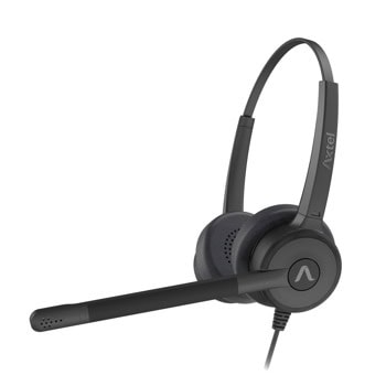 Слушалки Axtel Prime HD Stereo, микрофон, шумопотискащи, черни | JAR Computers Axtel PRIME HD Stereo AXH-PRID