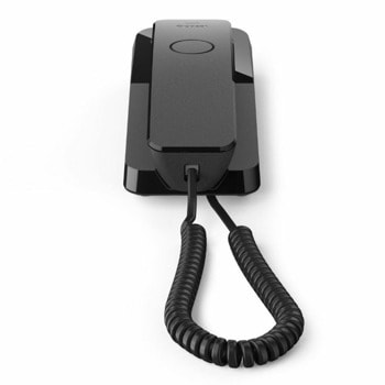 Стационарен телефон Gigaset DESK 200, 1 линия, 10 програмируеми бутона, бутон "mute", регулиране силата на звънене, черен | JAR Computers Стационарен телефон Gigaset DESK 200 черен