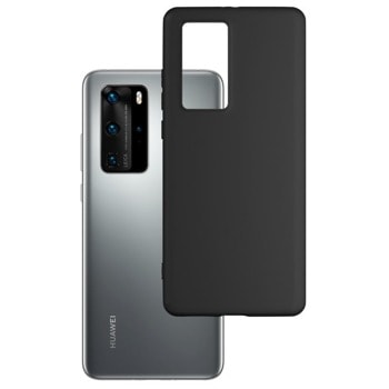 Калъф за Huawei P40 Pro+, термополиуретанов, 3МК Matt Case, черен image