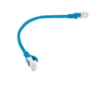 Lanberg patch cord CAT.5E 0.25m, blue