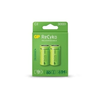 Акумулаторна батерия GP ReCyko, HR14, 1.2V, 3000mAh, NiMH, 1бр. | JAR Computers ReCyko, Size C LR14 LR14