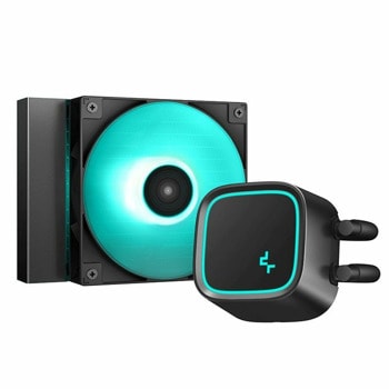 Водно охлаждане за процесор DeepCool LE300 MARRS, съвместимост със сокети LGA 1700/1200/1151/1150/1155 & AMD AM5/AM4 | JAR Computers DeepCool LE300 MARRS R-LE300-BKLNMG-G-1