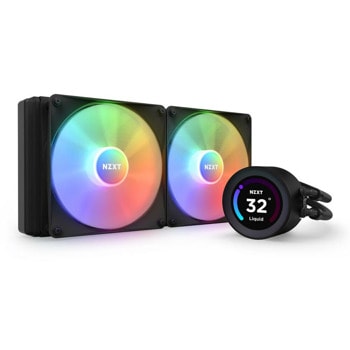 Водно охлаждане за процесор NZXT Kraken Elite 280 RGB Black, съвместимост със сокети Intel LGA1700/1200/115x & AMD AM4/AM4 | JAR Computers Водно охлаждане NZXT Kraken Elite RGB 280 Black