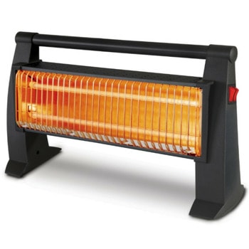 Кварцова печка Rosberg R51972C, 1200W, защита против преобръщане, черна | JAR Computers Rosberg R51972C