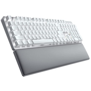 Клавиатура Razer Pro Type Ultra (RZ03-04110100-R3M1), гейминг, механична (Razer Yellow Mechanical Switch), подсветка, бяла | JAR Computers Razer Pro Type Ultra Razer Yellow