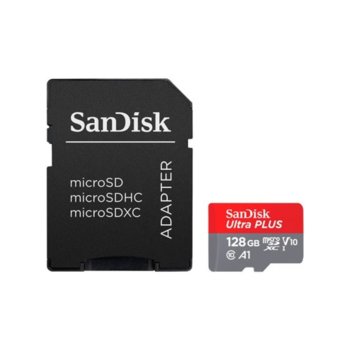 Карта памет 128GB microSDHC с адаптер, SanDisk High Endurance, Class 10 UHS-I U3, скорост на четене 100 MB/s, скорост на запис 40 MB/s | JAR Computers SanDisk 128GB MicroSDHC with Adapter High Enduranc