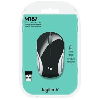 Logitech Wireless M187 black