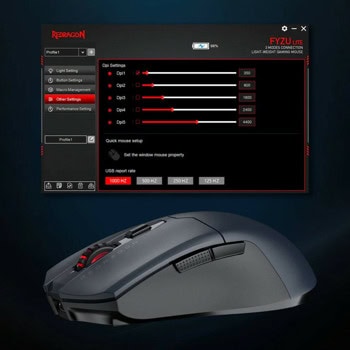 Redragon Fyzu Lite M995GB-LIT | JAR Computers Redragon Fyzu Lite M995GB-LIT