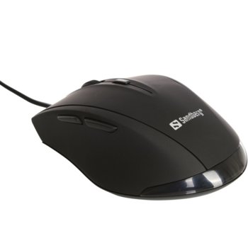 Мишка Sandberg SNB-630-06, (1600dpi), USB, черна, 5 бутона | JAR Computers Sandberg SNB-631-00
