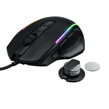 Мишка Trust GXT 165 Celox, оптична (10000 dpi), USB, черна, RGB image