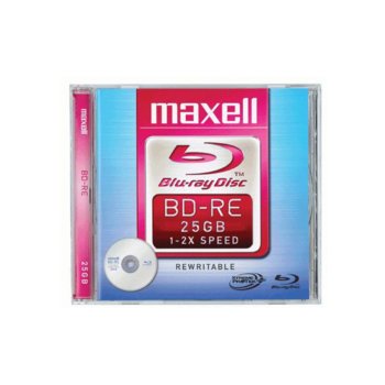 Оптичен носител BD-R media 25GB, Maxell, 1 бр. | JAR Computers Maxell Blueray BD-RЕ 25GB ML-DB-BDRE-25Gb