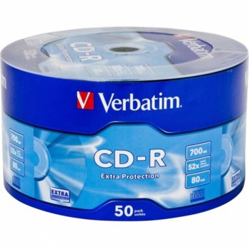CD-R VERBATIM 52X 700MB EP ОП50