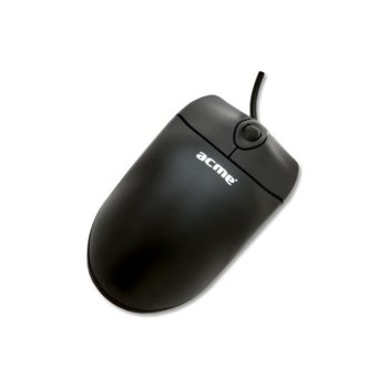 Мишка ACME MS04, оптична (800dpi), черна, USB