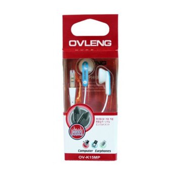 Слушалки OVLENG OV-K15MP, тип "тапи", Mp3/4 | JAR Computers Слушалки OVLENG OV-K15MP