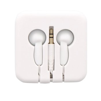 Слушалки TnB Pocket, силиконово покритие, бели | JAR Computers TnB Pocket White ESPOCKETWH