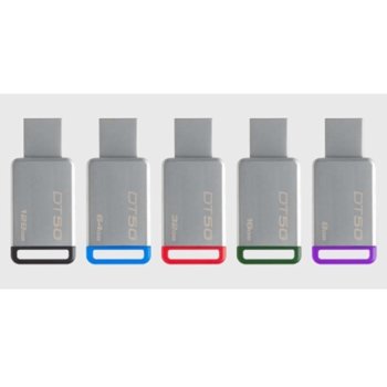 Памет 64GB USB Flash Drive, Kingston DT50, USB 3.0, сребриста | JAR Computers Flash U3.0, 64GB, Kingston DT50