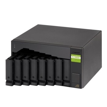 Мрежови диск (NAS) QNAP TL-D800C, без процесор, без твърд диск, 8x 2.5"/3.5", USB-C | JAR Computers QNAP TL-D800C