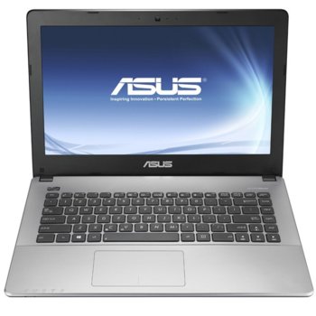 Лаптоп 14.0" (35.56 cm) Asus X455LJ-WX048D (Черен/Сребрист), дву-ядрен Broadwell Intel Core i5-5200U 2.2/2.7GHz, HD LED Display & GeForce 920M 2GB (HDMI), 8GB, 1TB HDD, USB 3.0, Free DOS, 2.10kg | JAR Computers Asus X455LJ-WX048D