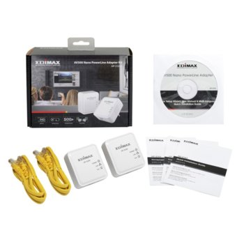 Edimax HP-5103K AV500 Nano PowerLine Adapter Kit