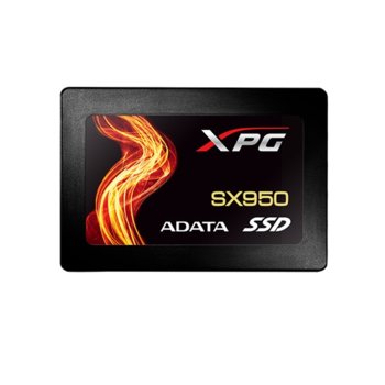 Памет SSD 240GB Adata SX950U, SATA 6Gb/s, 2.5"(6.35 cm), скорост на четене 560 MB/s, скорост на запис 530 MB/s | JAR Computers ADATA 240GB SSD SX950U 2.5" SATA 6Gb/s