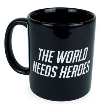 Чаша Gaya Overwatch The World Needs Heroes, черна | JAR Computers Gaya Overwatch The World Needs Heroes