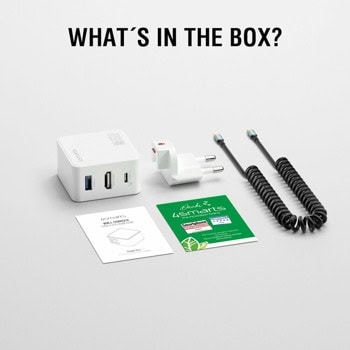 4smarts 3-in-1 gan flex travel 65w бял | JAR Computers 4smarts 3-in-1 gan flex travel 65w бял