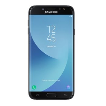 Смартфон Samsung Galaxy J7 (2017)(черен), поддържа 2 sim карти, 5.5" (13.97 cm) Full HD Super AMOLED дисплей, осемядрен Exynos 7870 Octa 1.6GHz, 3GB RAM, 16GB Flash памет (+microSD слот), 13.0 & 13.0 MPix camera, Android, 181g | JAR Computers Samsung Galaxy J7 (2017) 16GB SM-J730FZKDROM