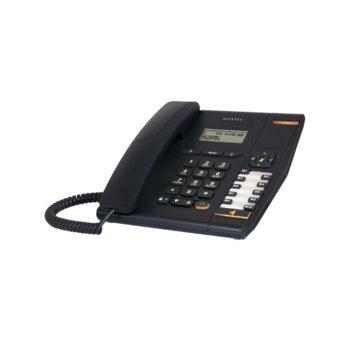 Стационарен телефон Alcatel Temporis 580, дисплей, функция "свободни ръце", бутон "mute", черен image