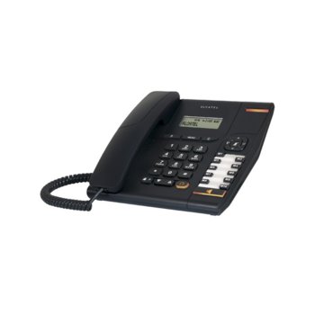 Стационарен телефон Alcatel Temporis 580, дисплей, функция "свободни ръце", бутон "mute", черен | JAR Computers Alcatel Temporis 580 Black