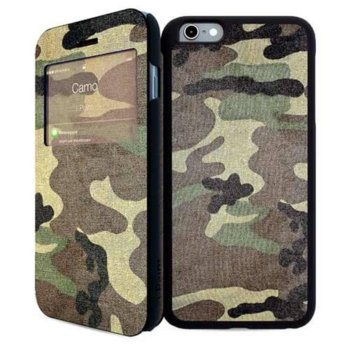 Flip Wallet iPaint Camo DC Case за iPhone 6/6s plus, полиуретанов | JAR Computers iPaint Camo DC iPhone 6/6s plus