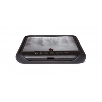 Decoded Leather Backcover, black - iPhone 11