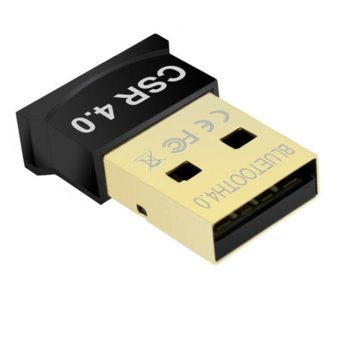 Адаптер Bluetooth USB Dongle, Bluetooth 4.0, до 25Mbps, черен image