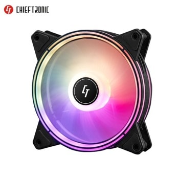 Вентилатор 120mm, Chieftec NOVA NF-1225RGB, 4-pin, 1600 rpm | JAR Computers Chieftec NOVA NF-1225RGB A-RGB Fan