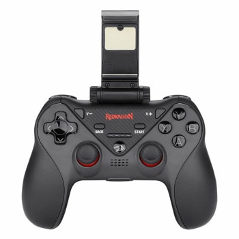 Геймпад Redragon Ceres G812, безжичен, Bluetooth, за PC/iOS/Android/PS4, черен | JAR Computers Bluetooth геймърски контролер Redragon Ceres G812