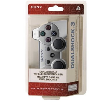 Dualshock 3, за PS3, сребрист (Satin Silver) | JAR Computers Dualshock 3 - Satin Silver